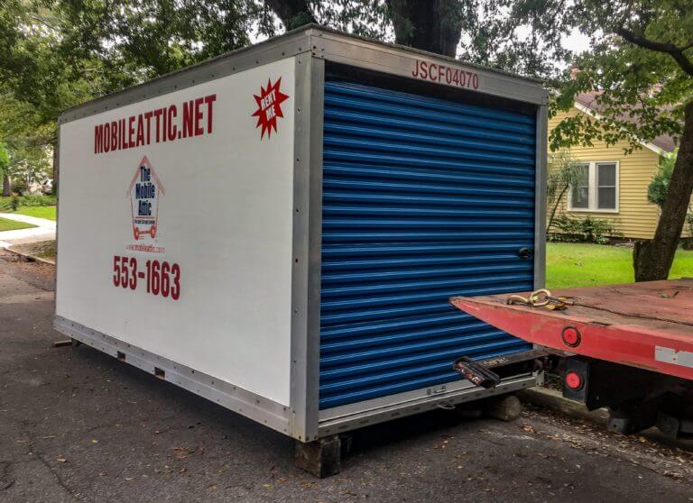 Mobile Attic Container Shandon Red Truck Lift Mobile Attic Website Image