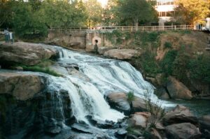 Greenville SC Waterfall Image