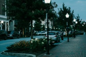 Spartanburg SC at Night