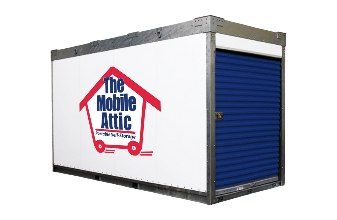Mobile Attic 12' Container with Updated logo Transparent Back Mobile Attic 12' Container with Updated logo Transparent Back