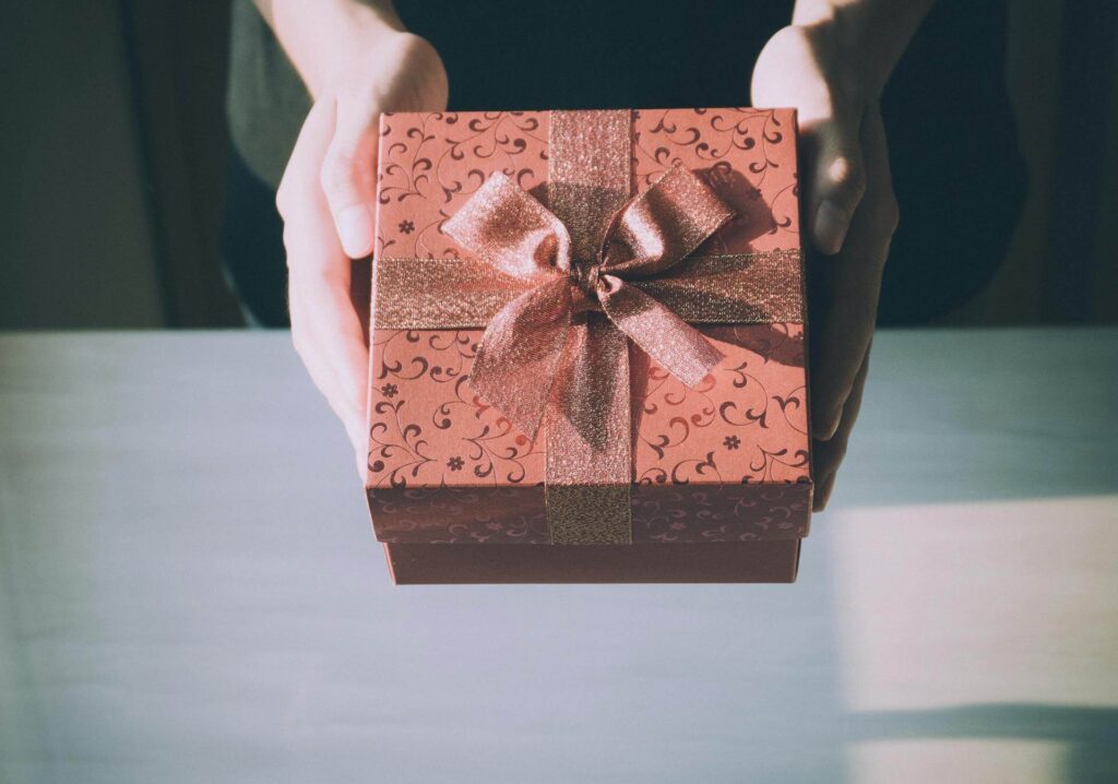 Present Holiday Gift Giving image